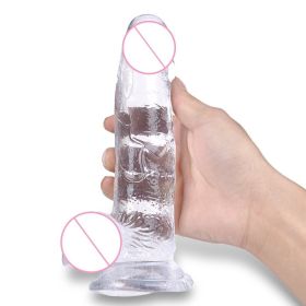 Women's New Crystal Transparent Toy (Option: Transparent-Medium)